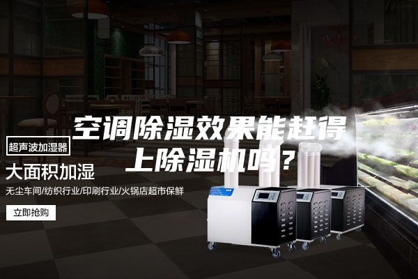 空調除濕效果能趕得上除濕機嗎？