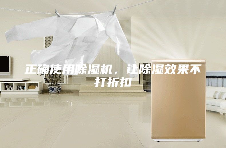 正確使用除濕機，讓除濕效果不打折扣