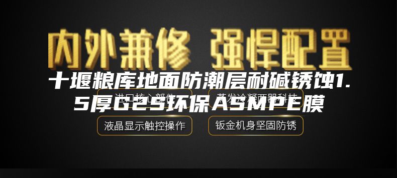 十堰糧庫(kù)地面防潮層耐堿銹蝕1.5厚G2S環(huán)保ASMPE膜